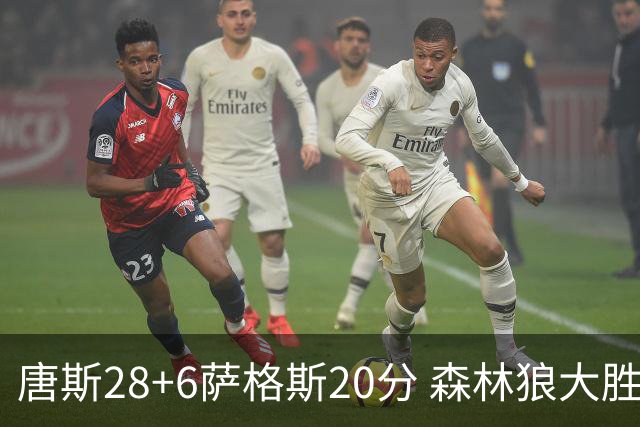 唐斯28+6萨格斯20分 森林狼大胜终结魔术连胜